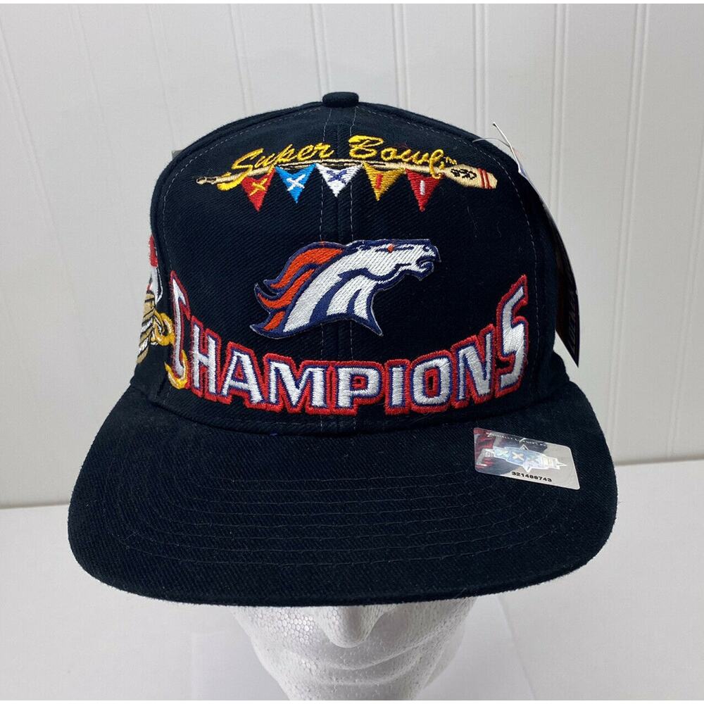 Denver Broncos 1998 Super Bowl XXXII Champions Hat San Diego Logo Athletics NEW